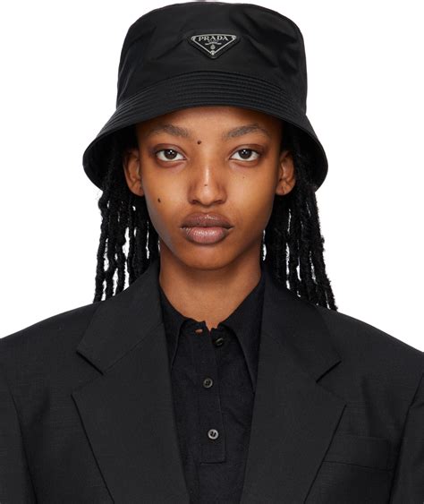 nylon prada bucket hat|black nylon bucket hat.